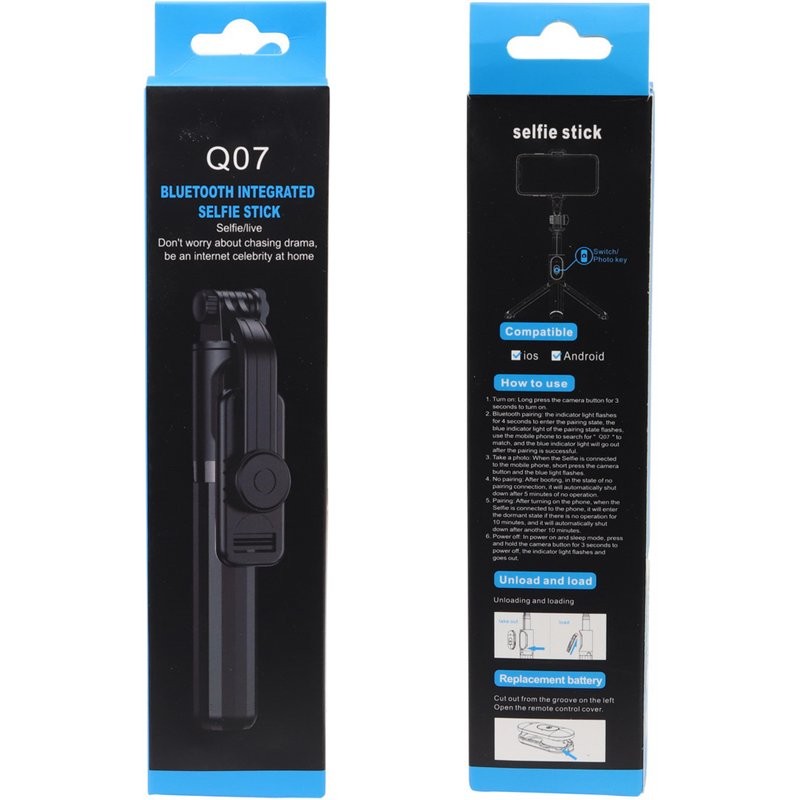 Bluetooth Selfie Stick Tripod