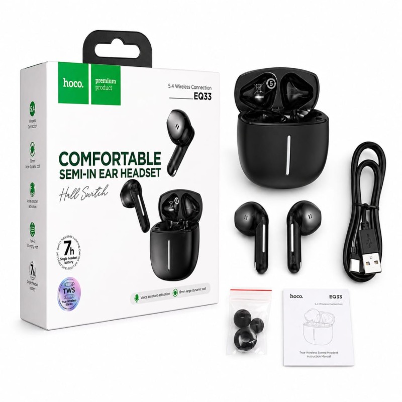 HOCO EQ33 Comfortable Semi-In Ear Headset